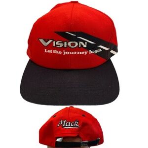 Vintage 90s Mack Trucks Adjustable Hat Cap